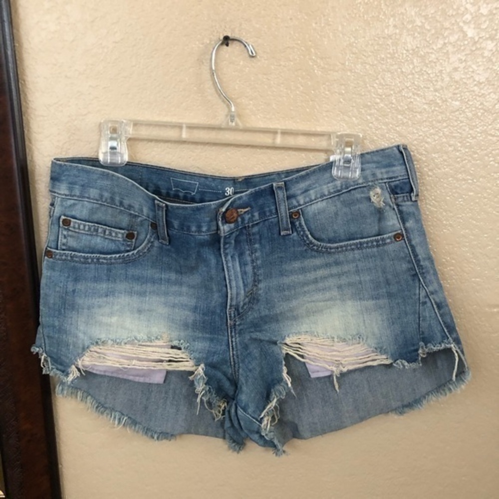 Levi’s Zipper Denim Shorts Size 30
